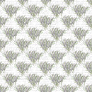 Allover Lavender Plants on Font Fabric - White - ineedfabric.com