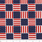 American Flag Block Fabric - ineedfabric.com