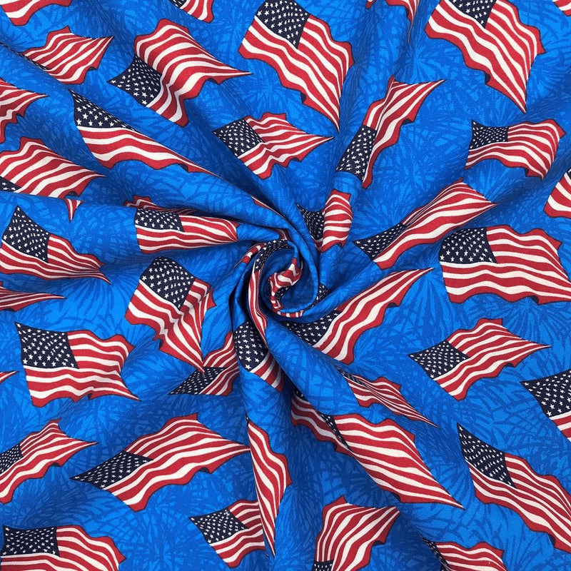 American Flag Fabric - ineedfabric.com