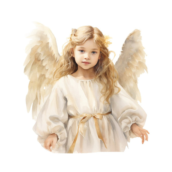 Angel Child Fabric Panel - ineedfabric.com