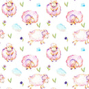 Animal Life Lambs Fabric - ineedfabric.com