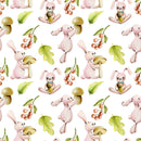 Animal Life Rabbits 2 Fabric - ineedfabric.com