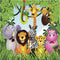 Animals in the Jungle Fabric Panel - Multi - ineedfabric.com