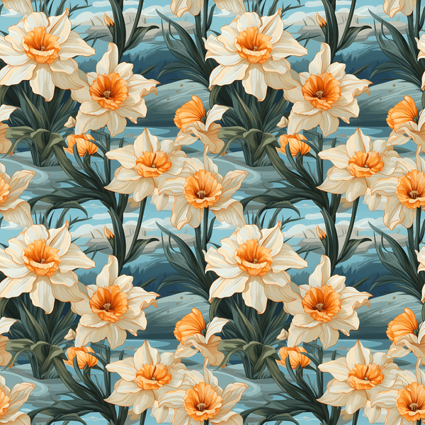 Anime Daffodil 1 Fabric - ineedfabric.com