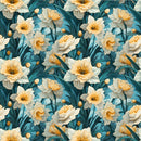 Anime Daffodils 3 Fabric - ineedfabric.com