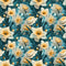 Anime Daffodils 3 Fabric - ineedfabric.com
