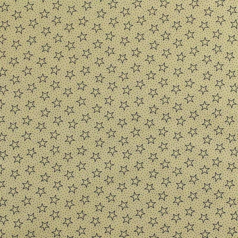 Antique Stars and Dots Fabric - Navy - ineedfabric.com