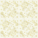 Apple Cinnamon Lacey Floral Fabric - ineedfabric.com