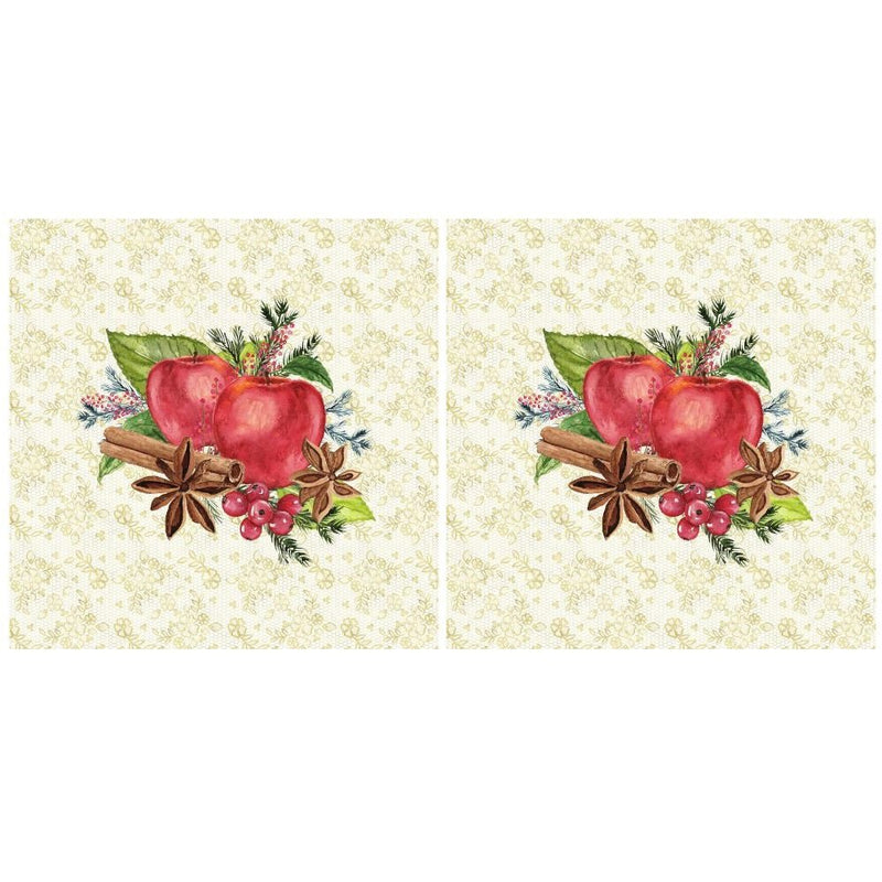 Apple Cinnamon Pillow Fabric Panels - ineedfabric.com