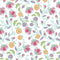 Apricot Grove Packed Floral Fabric - ineedfabric.com