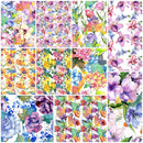 Aquarelle Florals Charm Pack - 10 Pieces - ineedfabric.com