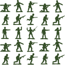 Army Men Fabric - White - ineedfabric.com