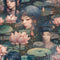 Asian Pond Pattern 3 Fabric - ineedfabric.com