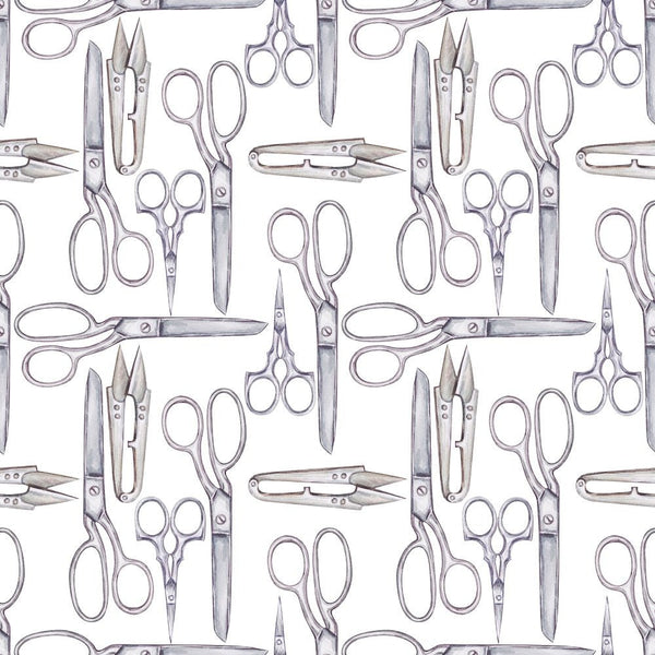 Assorted Sewing Scissors Fabric - ineedfabric.com