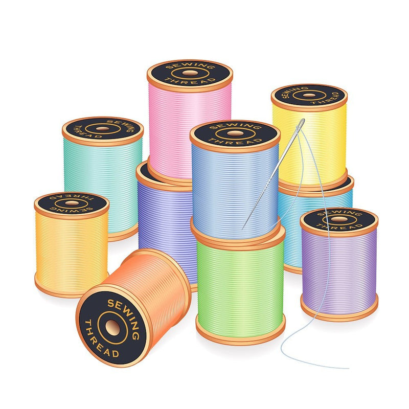 Assorted Thread Fabric Panel - ineedfabric.com