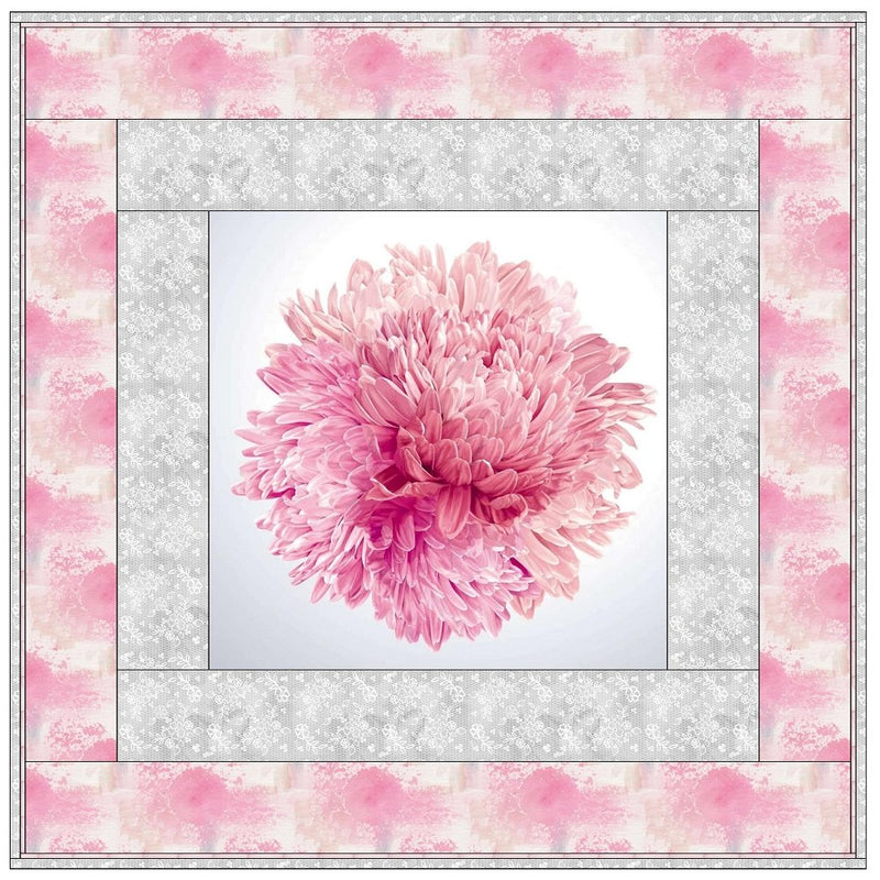 Aster Flower Wall Hanging 42" x 42" - ineedfabric.com