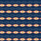Atomic Geometric Pattern #3 Fabric - Blue - ineedfabric.com