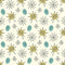 Atomic Pattern #3 Fabric - Tan - ineedfabric.com