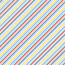 Autism Awareness Diagonal Stripes Fabric - ineedfabric.com