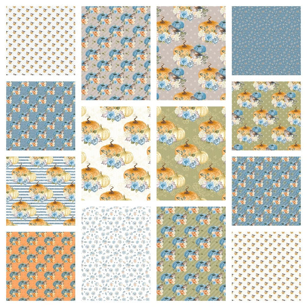 Autumn Birds Fabric Collection - 1/2 Yard Bundle - ineedfabric.com