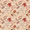 Autumn Phrases Fabric - ineedfabric.com