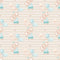 Baby Boy Elephant On Stripes Fabric - Tan - ineedfabric.com