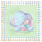 Baby Elephant and Hippo Pillow Fabric Panels - ineedfabric.com