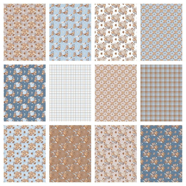 Baby It's Cold Outside Fat Quarter Bundle - 12 Pieces - ineedfabric.com