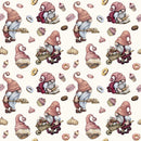 Baker Gnomes & Sweets Fabric - ineedfabric.com