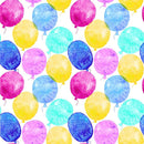 Balloons Allover Fabric - Multi - ineedfabric.com