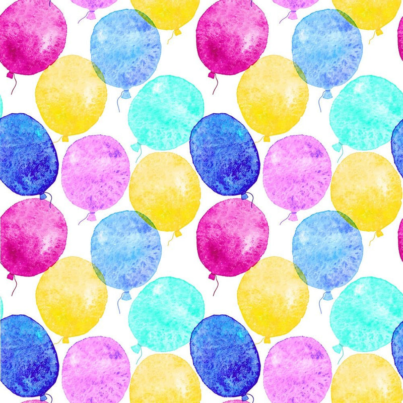 Balloons Allover Fabric - Multi - ineedfabric.com