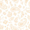 Bandana Fabric - Pizazz Peach on White - ineedfabric.com