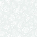 Bandana Fabric - Silver - ineedfabric.com