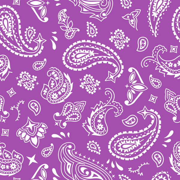 Bandana Fabric - Soft Purple - ineedfabric.com