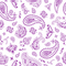 Bandana Fabric - Soft Purple on White - ineedfabric.com