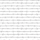 Barbed Wire Fabric - Dusty Gray - ineedfabric.com