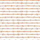 Barbed Wire Fabric - Sienna - ineedfabric.com