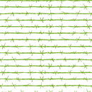 Barbed Wire Fabric - Spring Green - ineedfabric.com