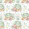 Batch Of Vegetables In The Kitchen Fabric - White - ineedfabric.com
