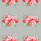 Be My Valentine Floral Fabric - Gray - ineedfabric.com