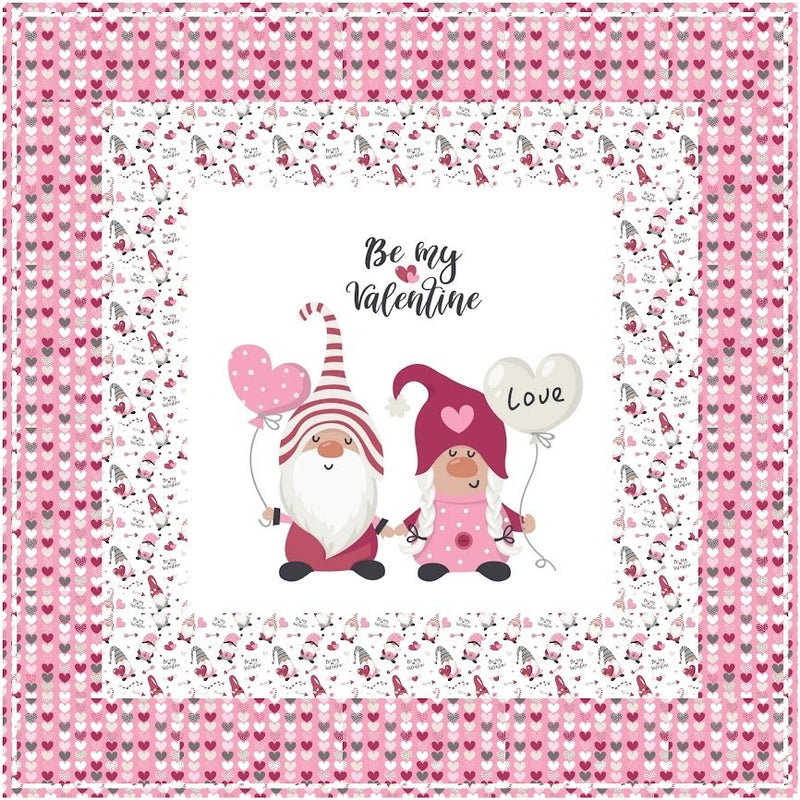 Be My Valentine Gnome Collection Wall Hanging - ineedfabric.com