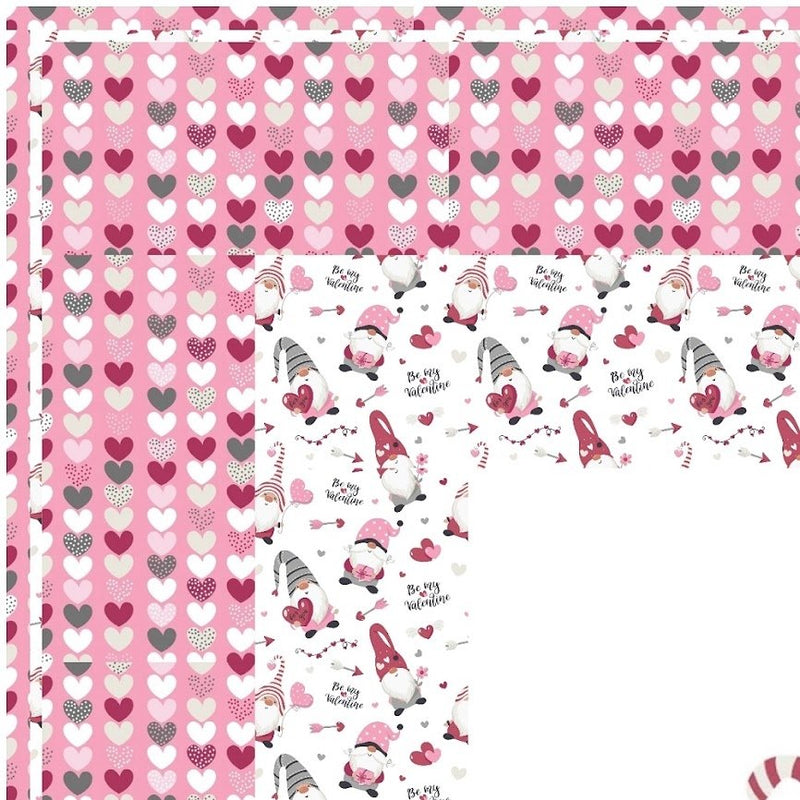 Be My Valentine Gnome Collection Wall Hanging - ineedfabric.com