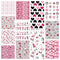 Be My Valentine Gnome Fabric Collection - 1/2 Yard Bundle - ineedfabric.com