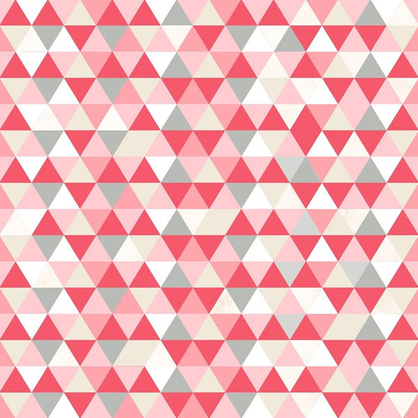 Be My Valentine Triangles Fabric - ineedfabric.com
