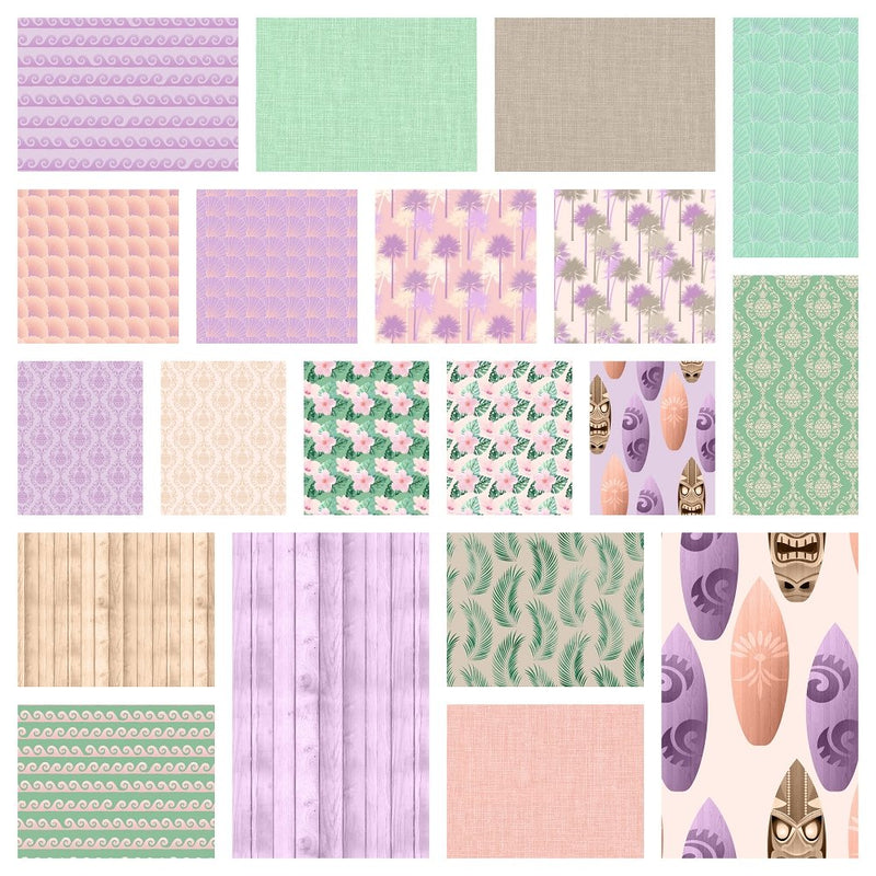 Beach Bum Fat Quarter Bundle - 20 Pieces - ineedfabric.com