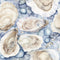Beach Life Oysters Fabric - ineedfabric.com