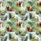 Bears On Waterfall Fabric - ineedfabric.com