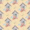 Beautiful Birdhouse Fabric - Light Yellow - ineedfabric.com