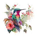 Beautiful Hummingbirds 7 Fabric Panel - ineedfabric.com