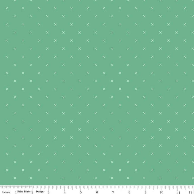 Bee Cross Stitch Fabric - Alpine - ineedfabric.com